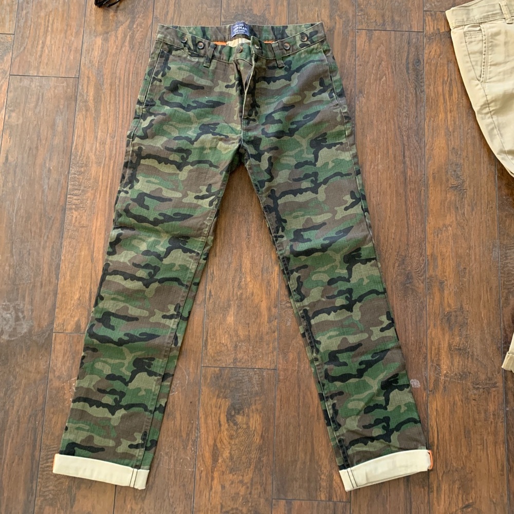 Top man 32 camouflage jeans